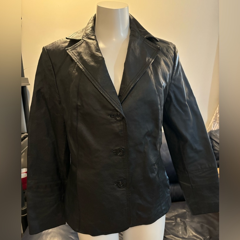 Leather jacket